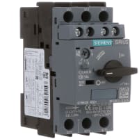 Interruptor, tamaño S00 2.5A 3-P, 690V, 1NO 1NC, tornillo, serie 3RV2