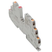 Serie electrónica del montaje 24VDC 3A PTCB del carril del estruendo de poste del interruptor 1
