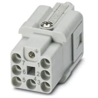 Conec 400V 10A de la encrespadura 7 de la posición del relleno del contacto del conectador HEAVYCON