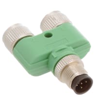 Distributor de Y 5 pos Socket y straight M12 A-coded de Plug