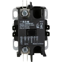 Contactor definido del control del propósito, BOBINA terminal del CUADRÁNGULO QC 24VAC del tornillo de 1P 25A