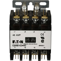 Contactor definido del control del propósito, 40A 4 poste 240V abierto