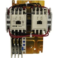 Arrancador de DOL, 3 poste, nema, ningunos calentadores FLA, 120VAC@60Hz, 110VAC@50Hz bobina, 1NO, 1NC aux.