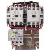 Arrancador DOL,3 polos,NEMA,4-20 FLA,240 V CA a 60 Hz,220 V CC a bobina de 50 Hz,1NA,1NC auxiliar