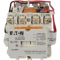 Trabado magnético encendiendo el contactor, 4Pole, 30A, bobina 120V, sostenida magnético