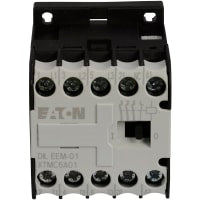 Mini contactor, 3 poste, 6.6 amperio, 1Nc aux., bobina 120Vac