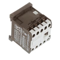Mini contactor, 3 poste, 8.8 amperio, 1Nc aux., bobina 120Vac