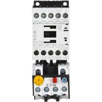 Arrancador de DOL, 3 poste, IEC, 6-10A FLA, 110VAC 50Hz, bobina de 120VAC 60Hz, contacto aux. 1NO
