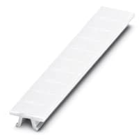 Tira de marcador del bloque de terminales, blanco, sin imprimir, Zack, serie de ZB/ZBF