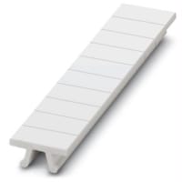 Tira de marcador del bloque de terminales, blanco, sin imprimir, Zack, serie de ZB/ZBF