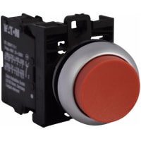 Interruptor de botón, 22m m, botón momentáneo, extendido, 6A, 500V, serie del RMQ-Titán