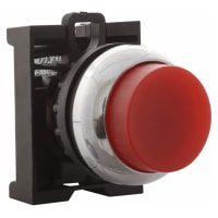Interruptor de botón, 22m m, botón momentáneo, extendido, 6A, 500V, serie del RMQ-Titán