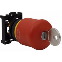 E-Pare el interruptor, 22m m, rojo, Llave-Lance, 2NC, 6A, 500V, serie del RMQ-Titán