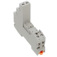 Retransmita la base, terminales del tornillo, para los mini relais de la energía, RIF-1-BSC/2x21