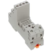 Retransmita la base, los terminales del tornillo, para los relais industriales DPDT o 4PDT, RIF-2-BSC/4x21