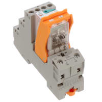 Accione el relais, DPDT, 125VDC/250VAC, 250VDC, 10A, RIFLINE TERMINAN series del RELAIS