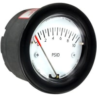 Galga de presión diferenciada; gama 0-10 PSI; w.c.;Minihelic