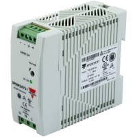 Fuente de alimentación, 75W, 24VDC, montaje del carril del dinar, tornillo, compacto