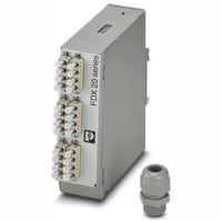 Accesorios, caja de empalme del carril del estruendo, fibra de vidrio con varios modos de funcionamiento, conectadores del LC, ranura M20,12