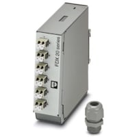 Accesorios, caja de empalme del carril del estruendo, fibra de vidrio con varios modos de funcionamiento, duplex del LC, ranuras M20,6