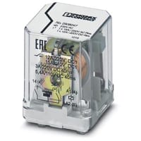 Accione el relais, SPST-NO, 230VAC/440VAC, 350VDC, 16A, RIFLINE TERMINAN series del RELAIS