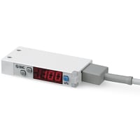 Interruptor de presión, vacío, perfil bajo, empuje, 0 a -101kPa, M5, NPNx2, MPA/PSI