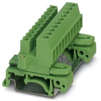 Serie del control de Combicon de la posición del tornillo 5.08m m 12AWG 320V 12A 16 del carril del dinar