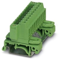 Serie del control de Combicon de la posición del tornillo 5.08m m 12AWG 320V 12A 8 del carril del dinar