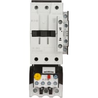 Arrancador de DOL, 3 poste, IEC, 40-57A FLA, 110VAC 50Hz, bobina de 120VAC 60Hz, 1NO, 1NC aux.