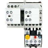 DOL que invierte el arrancador, 3 poste, IEC, 0.6-1 FLA, 110VAC 50Hz, bobina de 120VAC 60Hz, 4NO, 2NC