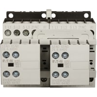 Contactor del IEC FVR de XT, 3pole, terminales del tornillo, 12A 45, 2NO-2NO, 24 bobina del VDC