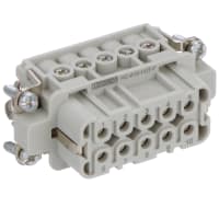 Conec resistentes del tornillo de ubicación del conectador rectangular HEAVYCON 10