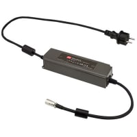 Fuente de Alimentación, CA-CC, Adaptador, IP67, Enchufe Euro, 120W, 24V @5A, Entrada 180-264V