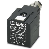 Serie del conectador de la válvula del enchufe angleedM12 SPEEDCON LED 2 de la posición del conectador 5 de la válvula