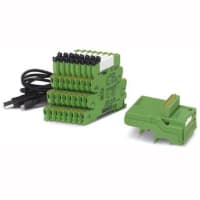 PLC, kit del arrancador de la lógica, módulo de la lógica (SAM 2), bloques de terminales de salida del relais de 8