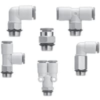 Fitting, Male Branch Tee, Uni1/8 Br Thrd, For 1/4