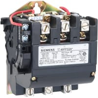 Contactor, Sz2,3Ph, Opn, 120/240V,