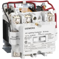 Contactor Ltg M-Held, 30A, 3No, Opn, 120V,