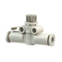 Control del flujo/de la velocidad, en línea, cerradura del empuje, para el tubo de 4m m