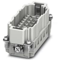 Pos Crimp de Contacts 500V 16A 32+Ground del without de Rectangular Connector Insert