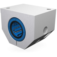 Rodamiento de bolitas linear; bloque del eje; sello 2; cerrado; acero inoxidable; relubrifique; 12m m