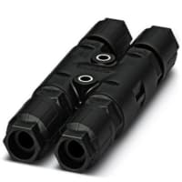 Conectador circular; QPD H 2PE1 5 4X4-9 BK
