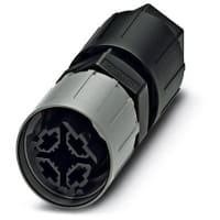 Conectador circular; QPD P 2PE1 5 8-13 BK