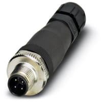 Conectador circular; Enchufe; Pernos masculinos; posición 4; 4A; 250V; M12-4