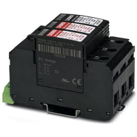 Protector de oleada; 3 ch; contacto de indicador alejado para la fase partida 240/480VAC; 3-wire