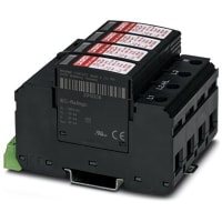 Protector de oleada; 4 ch; contacto de indicador alejado para el alambre 277/480VAC 4 más la tierra