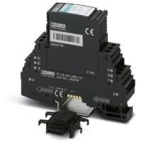 Protector de oleada; Carril del estruendo; Terminales del tornillo; PT-IQ-2X1-24DC-UT