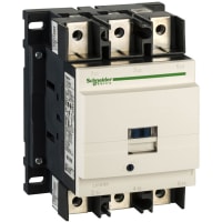 Contactor LC1D, 3P, 40V, 150 A, 208 VAC, 50/60 hertzio, serie de TeSys Deca