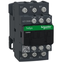 Contactor LC1D, 3P,  3 NO, AC-3, 40V,  32 A,  110 VAC, serie de TeSys Deca