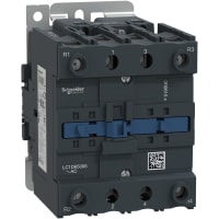 Contactor LC1D 4P, 2 NO+2 NC, 80A, 110VAC, 50/60 hertzio, TeSys Deca Series